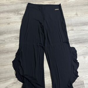 Matilda Jane Black Ruffle Wide Leg Pants